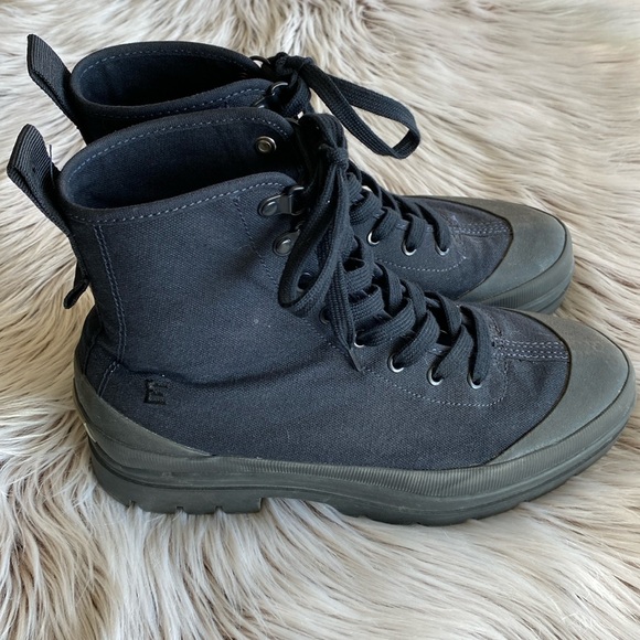 Everlane The Canvas Utility Boot Black Womens Size 8 - Picture 2 of 13